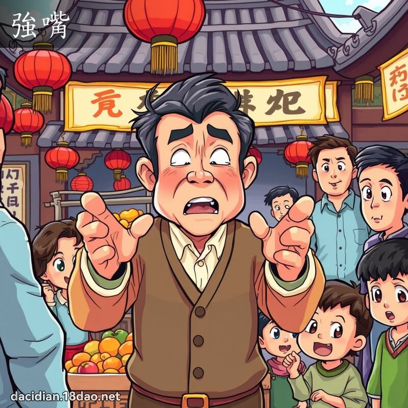 強嘴 - 國語大辭典配圖