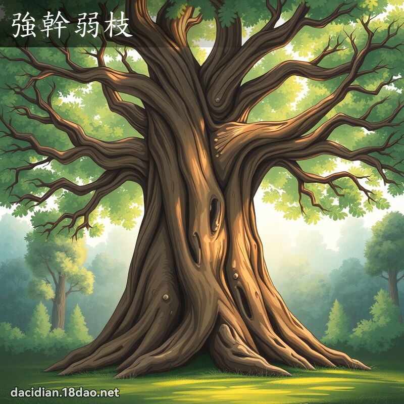 強幹弱枝 - 國語大辭典配圖