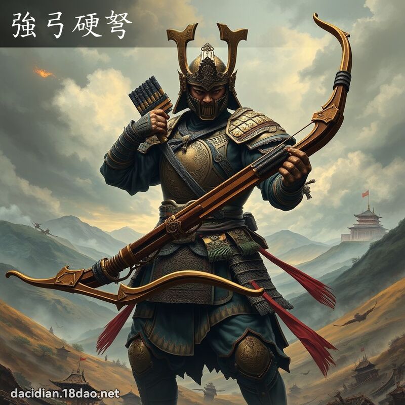 强弓硬弩 - 国语大辞典配图