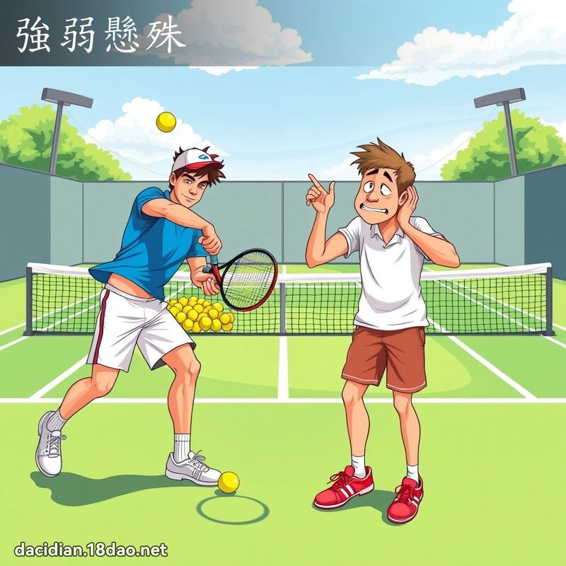 强弱悬殊 - 国语大辞典配图