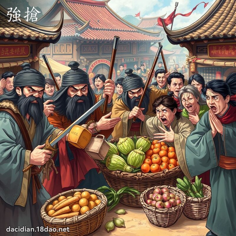 強搶 - 國語大辭典配圖