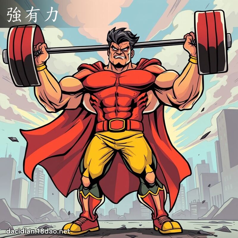 强有力 - 国语大辞典配图