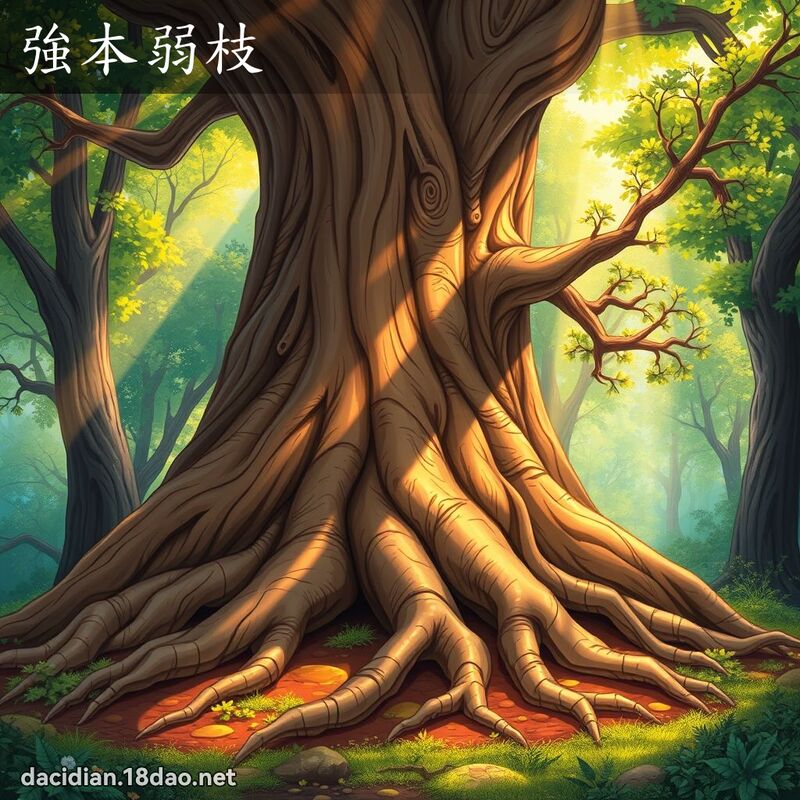 強本弱枝 - 國語大辭典配圖