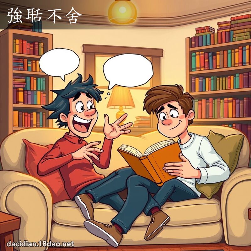 强聒不舍 - 国语大辞典配图