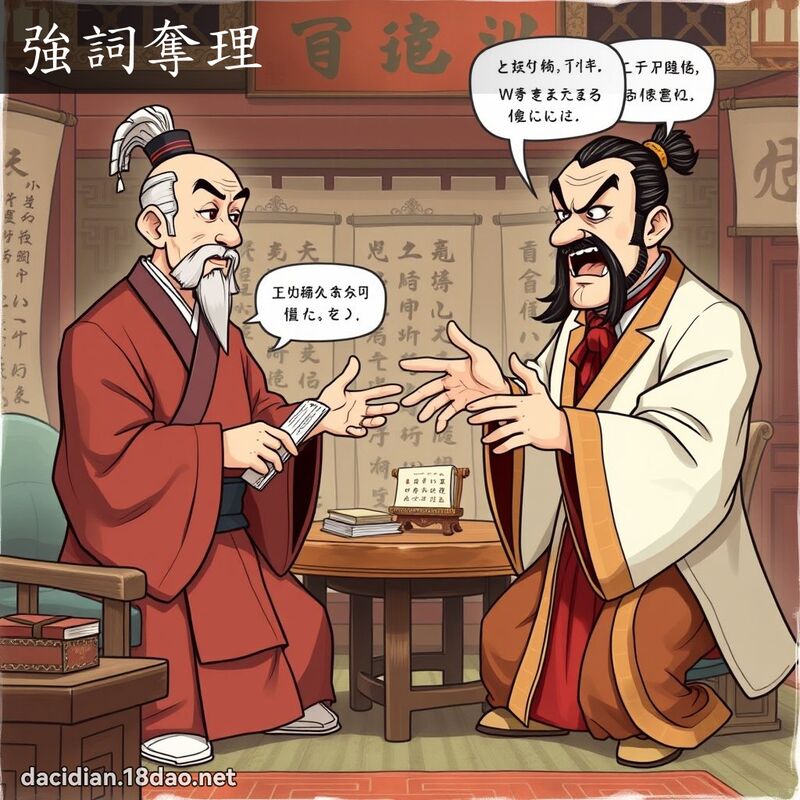 强词夺理 - 国语大辞典配图