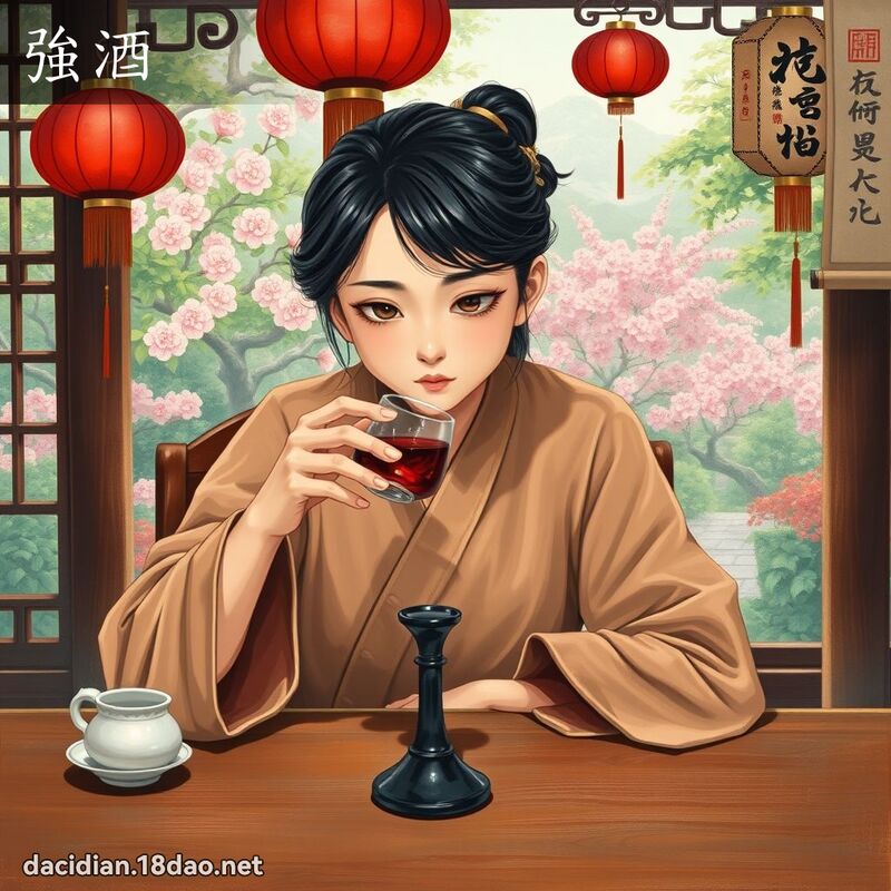 强酒 - 国语大辞典配图