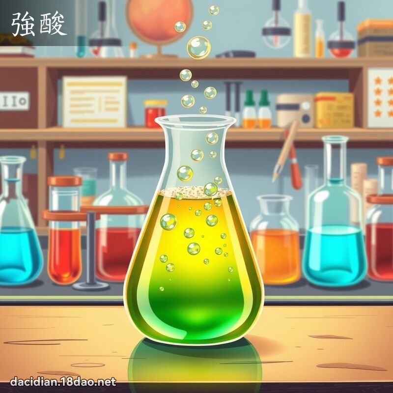 強酸 - 國語大辭典配圖