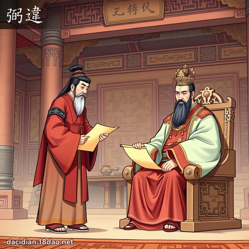 弼违 - 国语大辞典配图