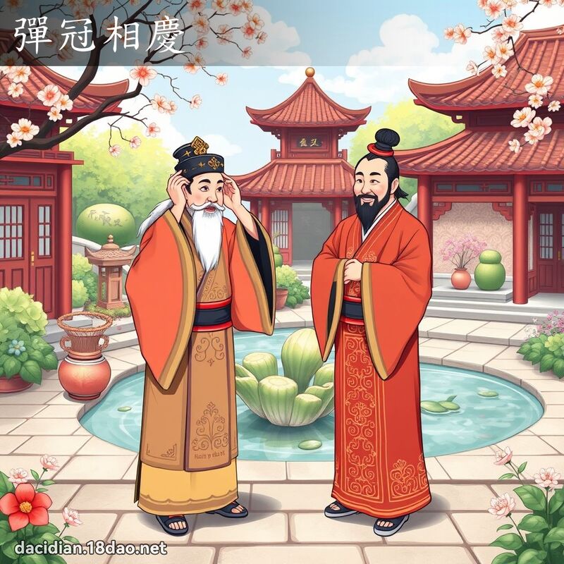 彈冠相慶 - 國語大辭典配圖