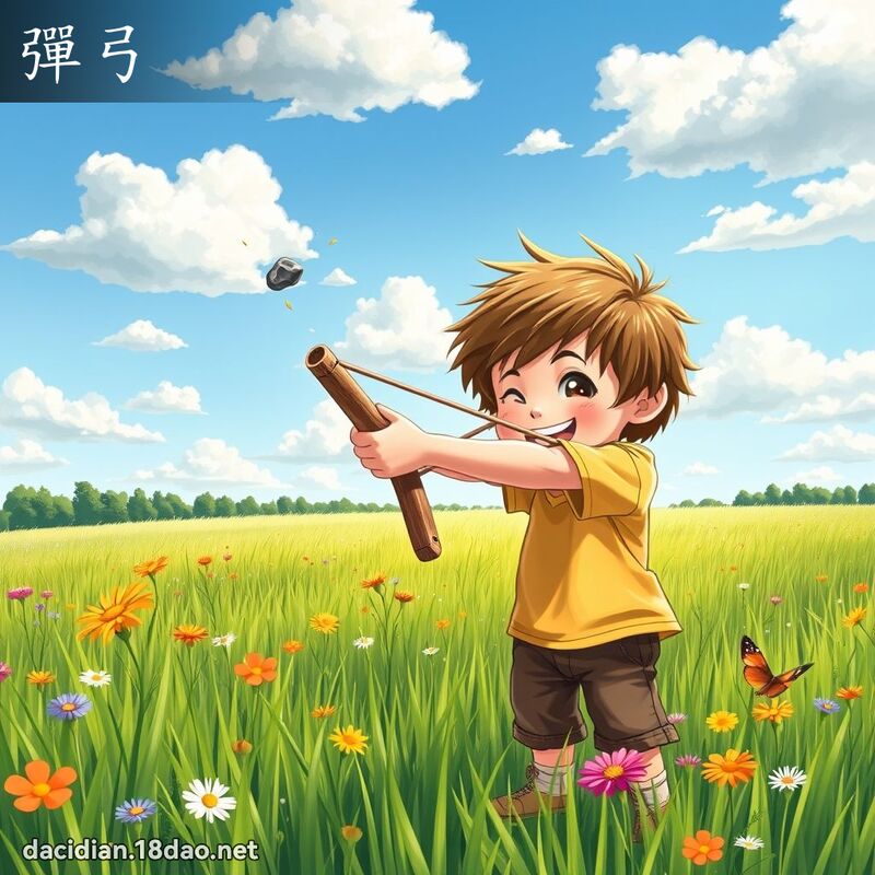 彈弓 - 國語大辭典配圖