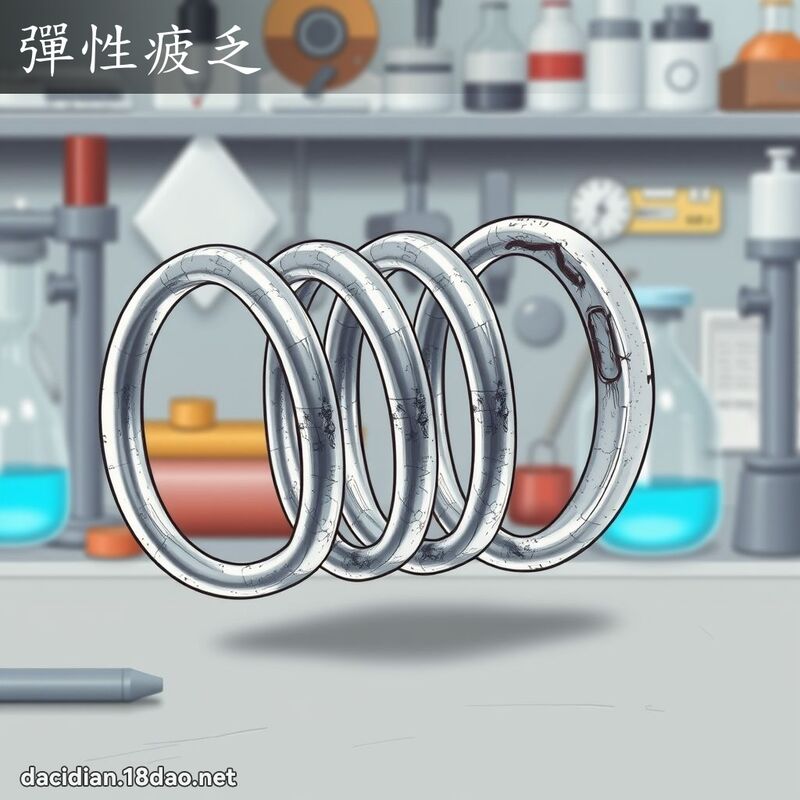 彈性疲乏 - 國語大辭典配圖