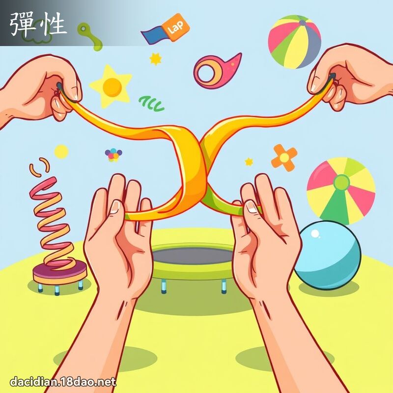 彈性 - 國語大辭典配圖