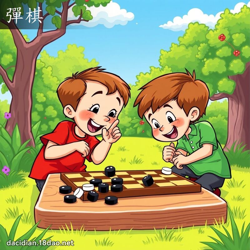 彈棋 - 國語大辭典配圖
