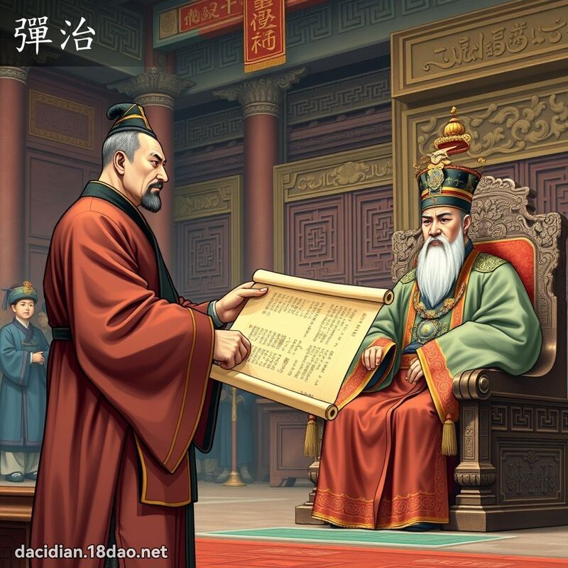 彈治 - 國語大辭典配圖