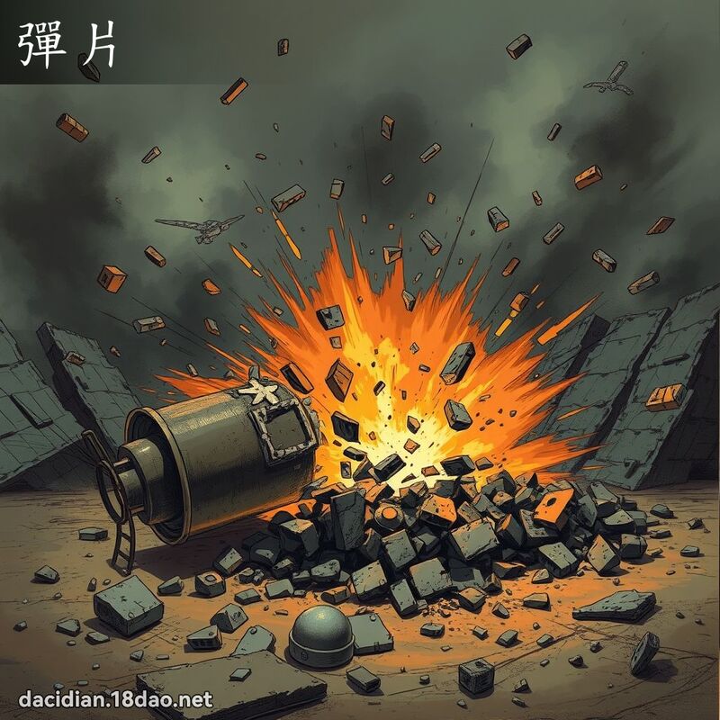 弹片 - 国语大辞典配图