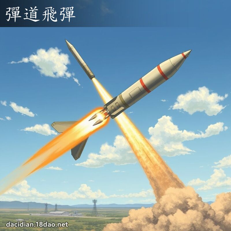 彈道飛彈 - 國語大辭典配圖