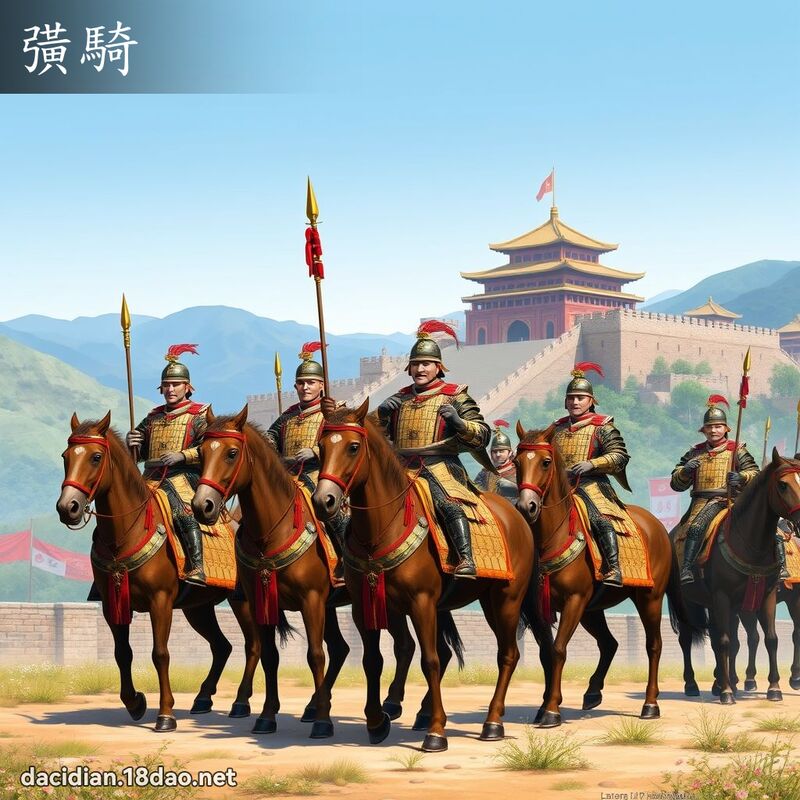 彉騎 - 國語大辭典配圖