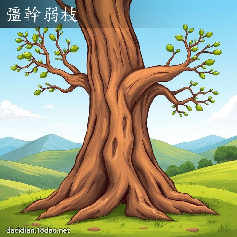 彊幹弱枝 - 國語大辭典配圖
