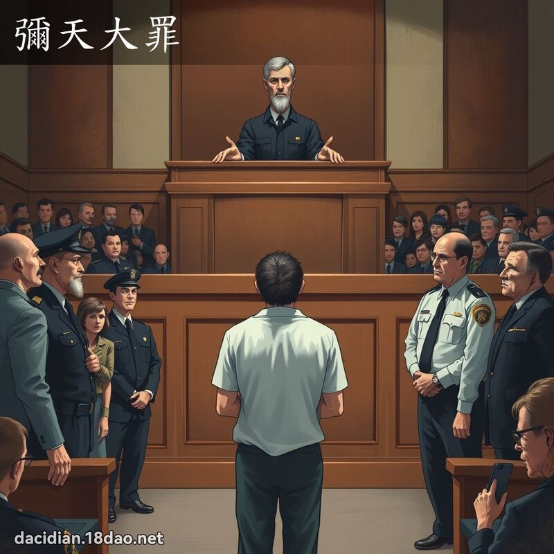 彌天大罪 - 國語大辭典配圖