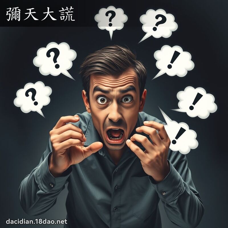 弥天大谎 - 国语大辞典配图