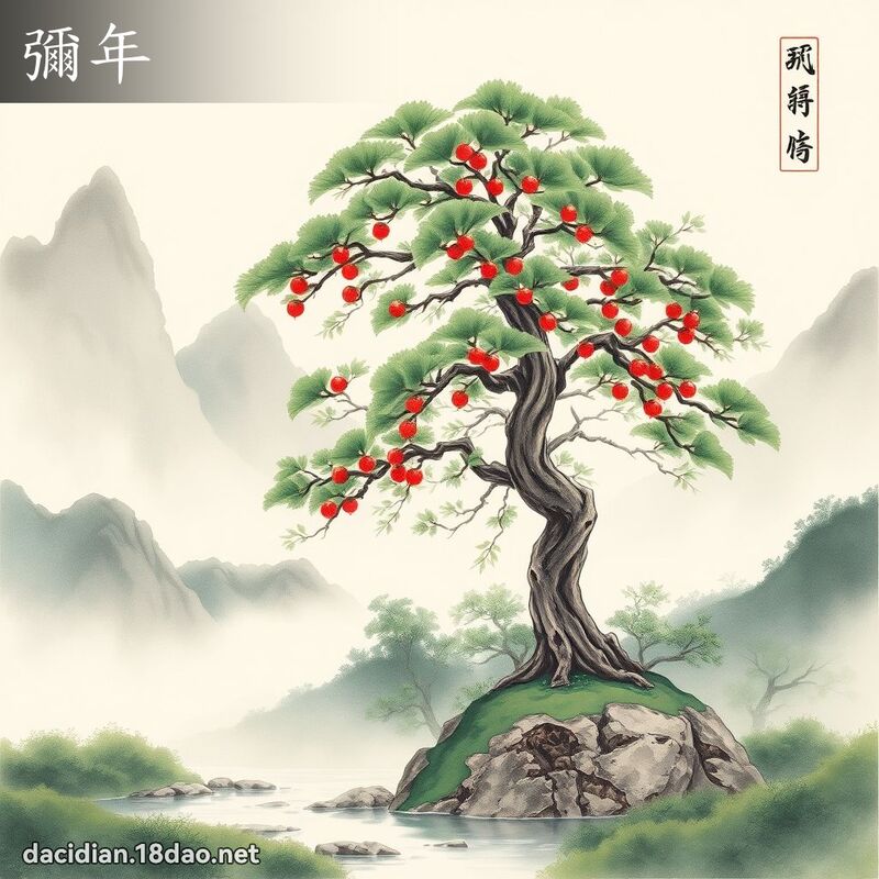 彌年 - 國語大辭典配圖