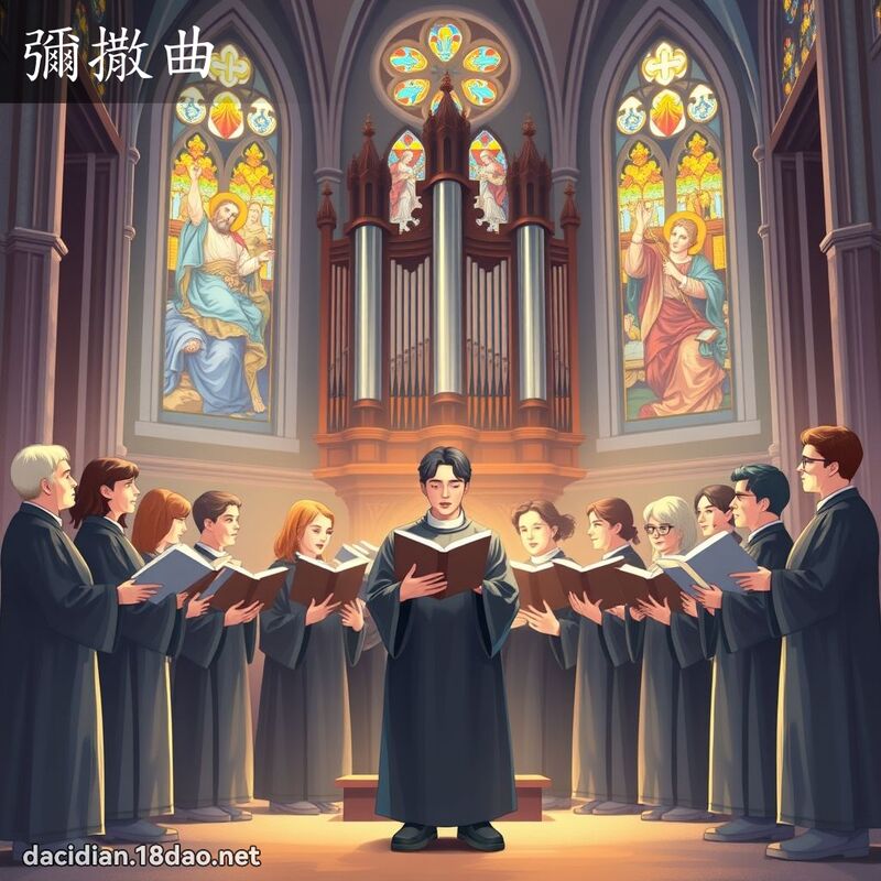 彌撒曲 - 國語大辭典配圖