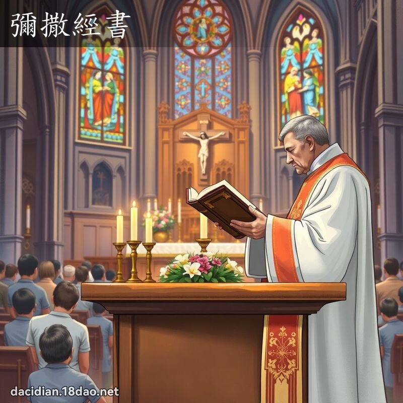 彌撒經書 - 國語大辭典配圖