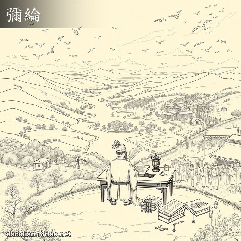 弥纶 - 国语大辞典配图