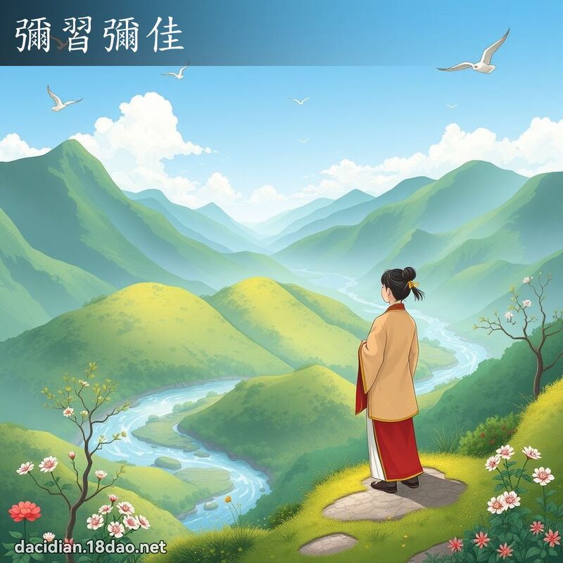 弥习弥佳 - 国语大辞典配图