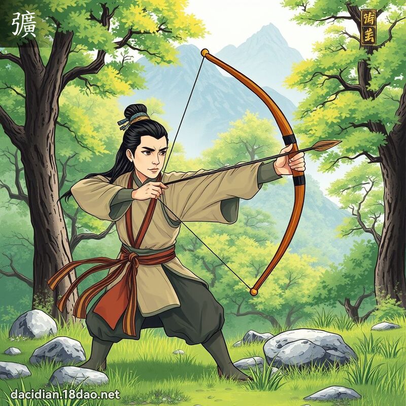 彍 - 国语大辞典配图