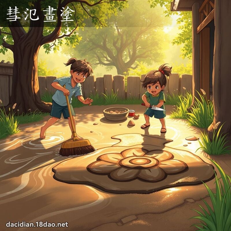 彗氾画涂 - 国语大辞典配图