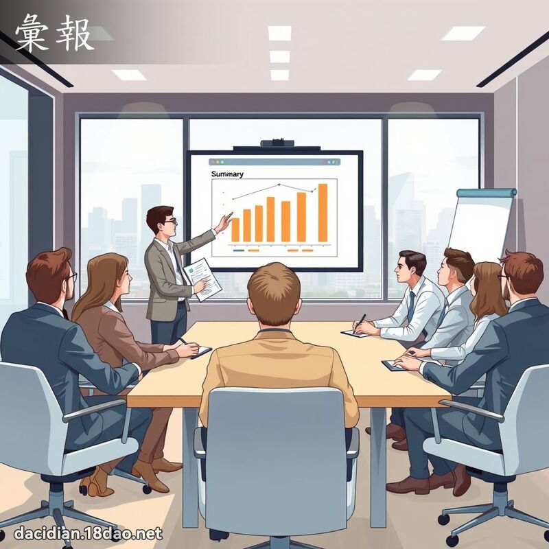 汇报 - 国语大辞典配图