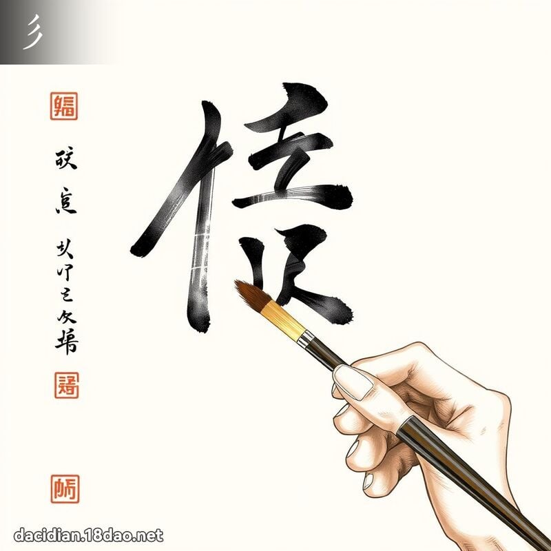 彡 - 國語大辭典配圖