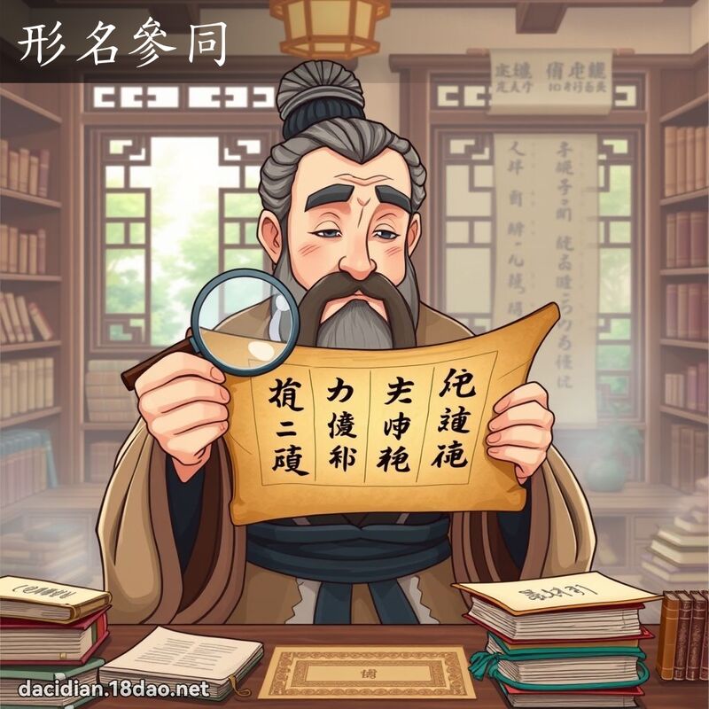 形名參同 - 國語大辭典配圖