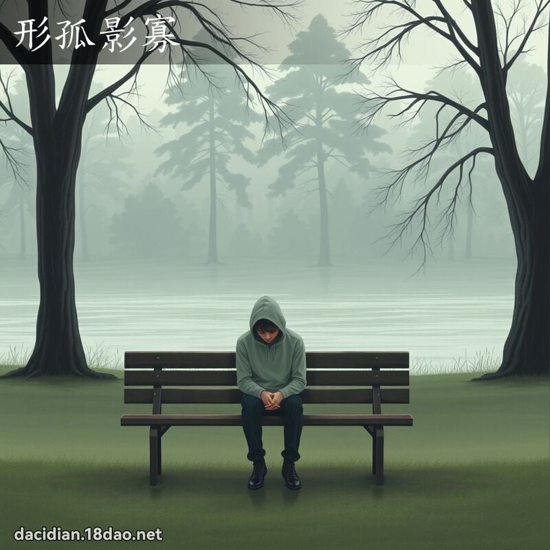 形孤影寡 - 國語大辭典配圖