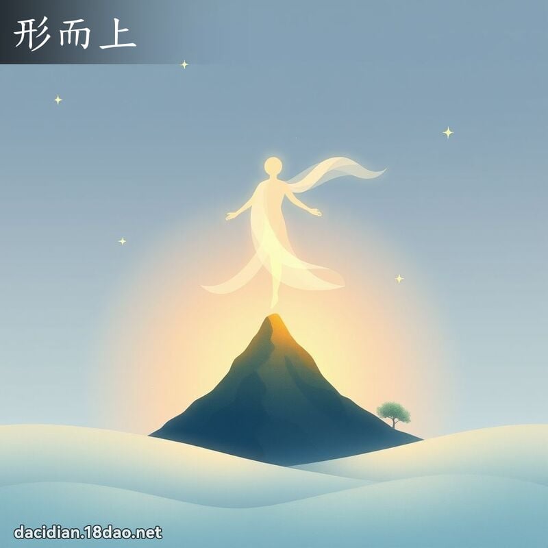 形而上 - 國語大辭典配圖