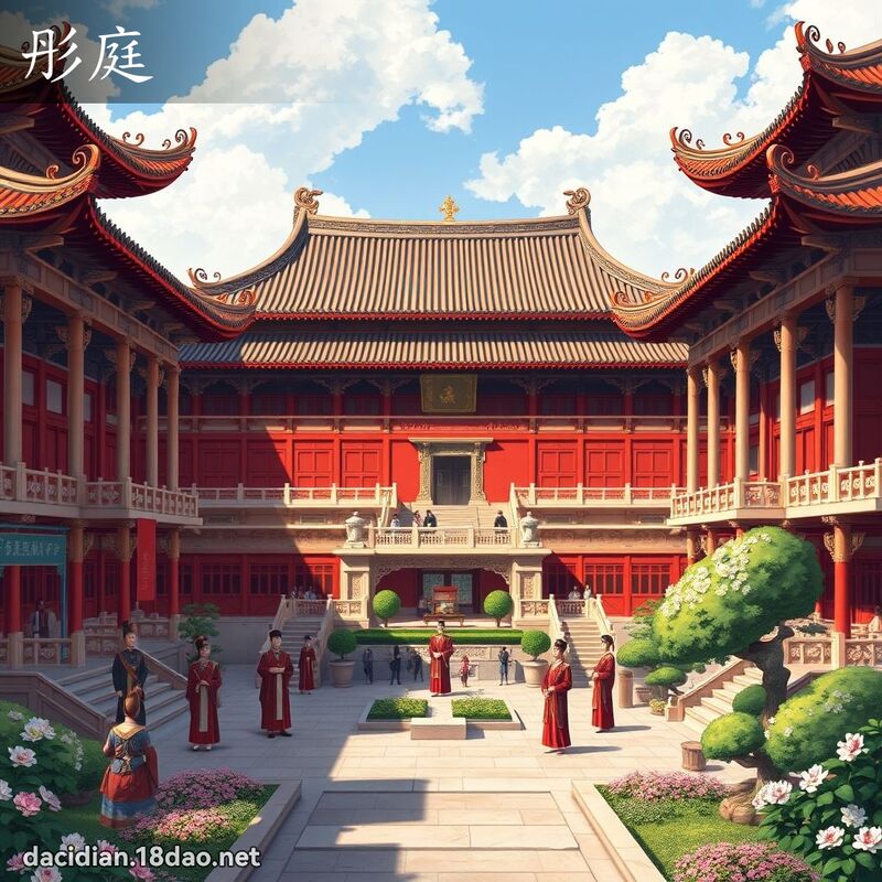 彤庭 - 國語大辭典配圖