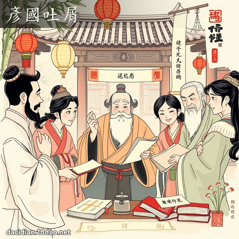 彦国吐屑 - 国语大辞典配图