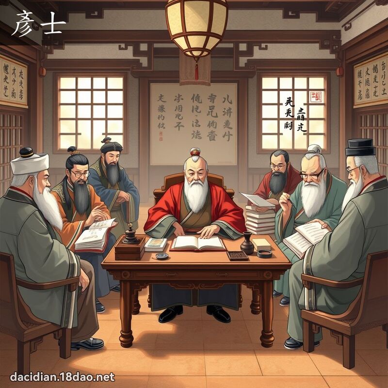 彦士 - 国语大辞典配图
