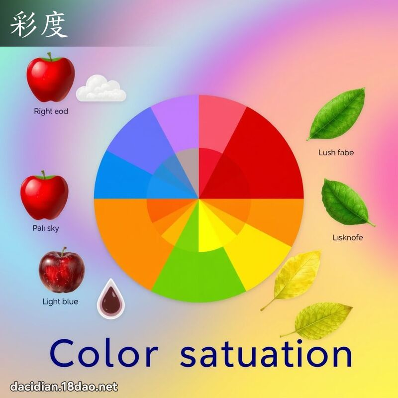 彩度 - 國語大辭典配圖
