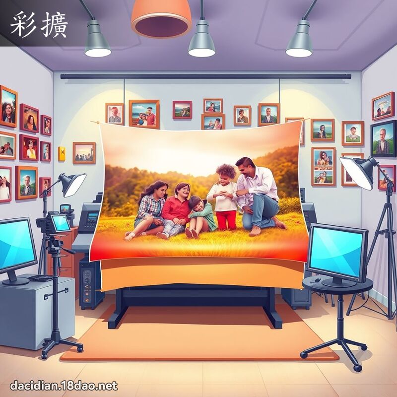 彩擴 - 國語大辭典配圖