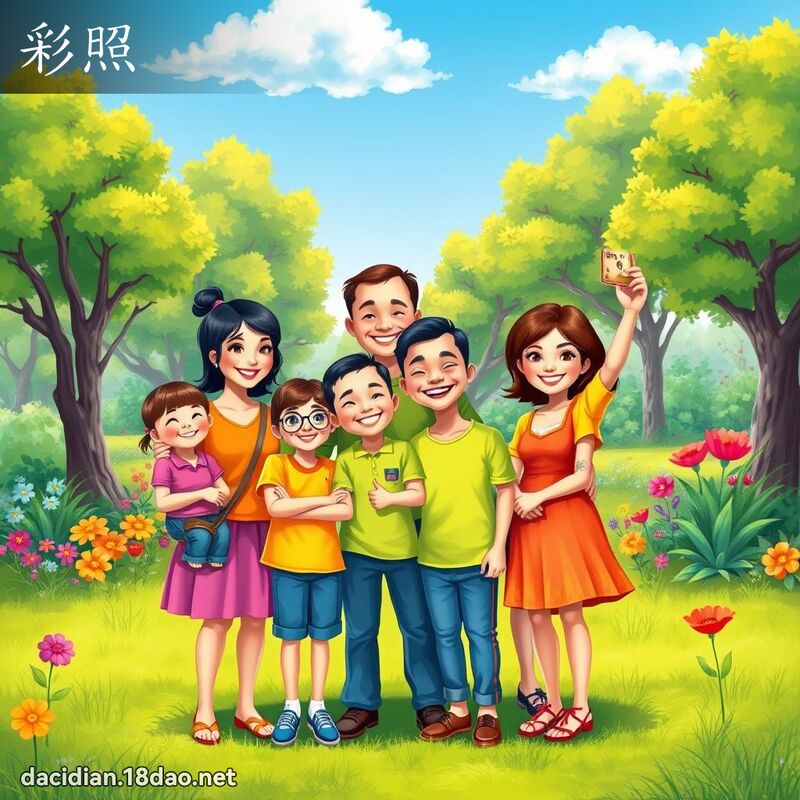 彩照 - 国语大辞典配图