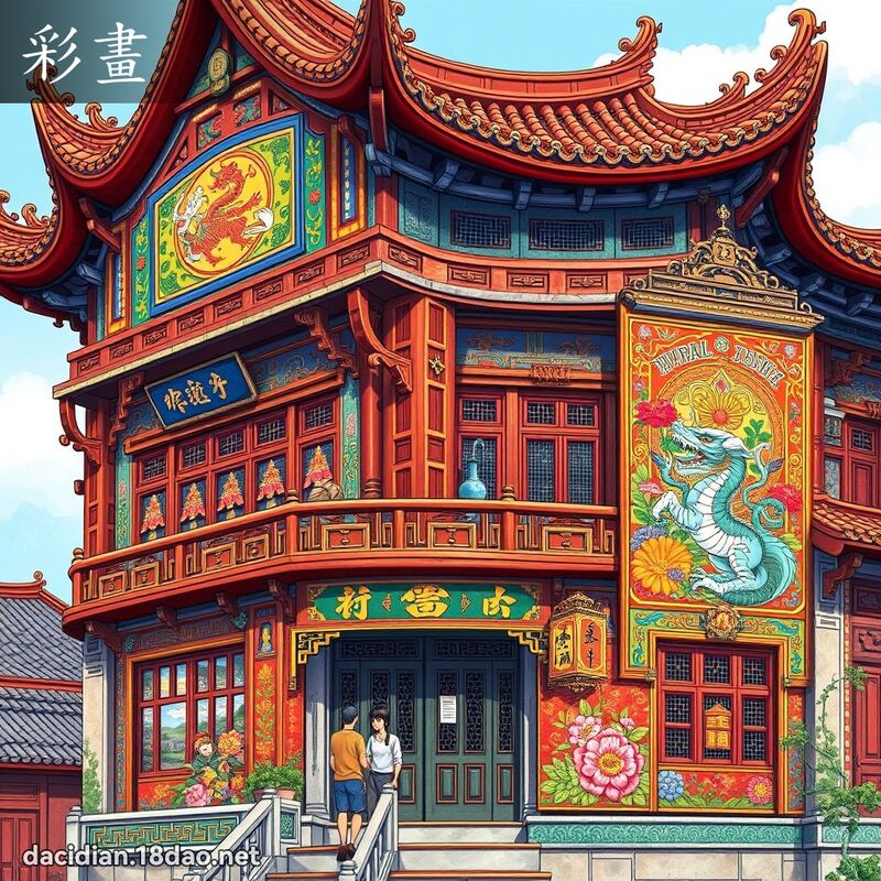 彩畫 - 國語大辭典配圖