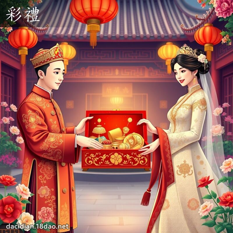 彩礼 - 国语大辞典配图