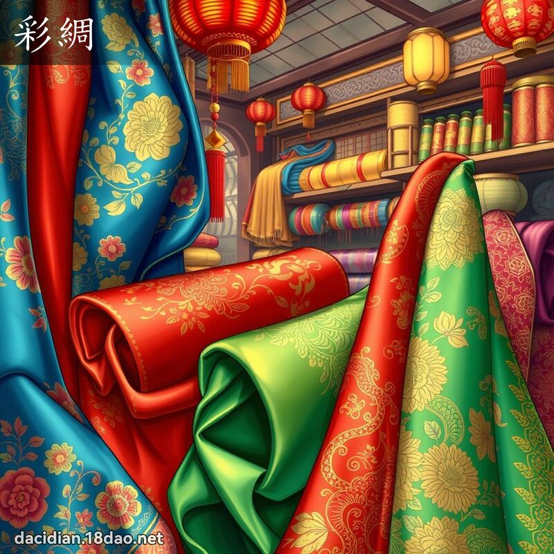 彩绸 - 国语大辞典配图