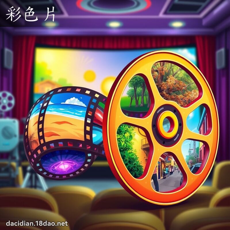 彩色片 - 國語大辭典配圖