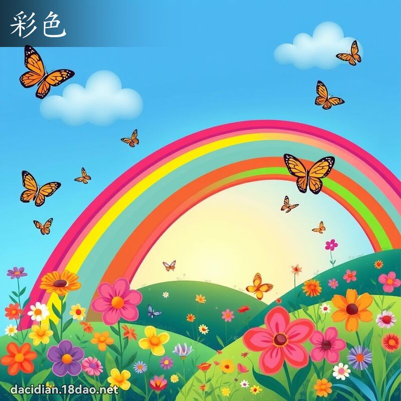 彩色 - 國語大辭典配圖