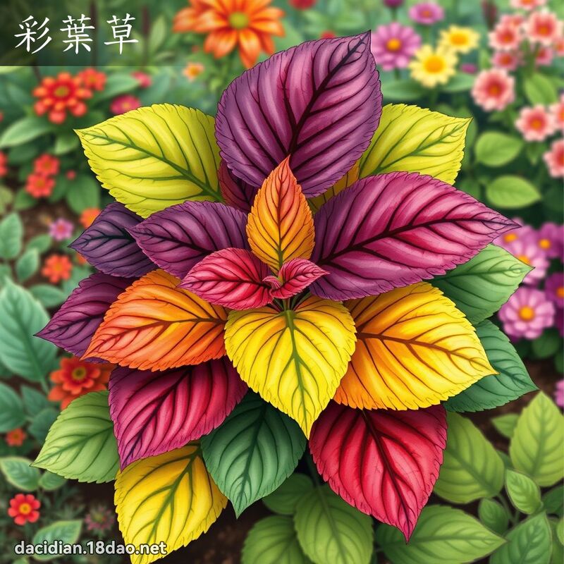 彩葉草 - 國語大辭典配圖