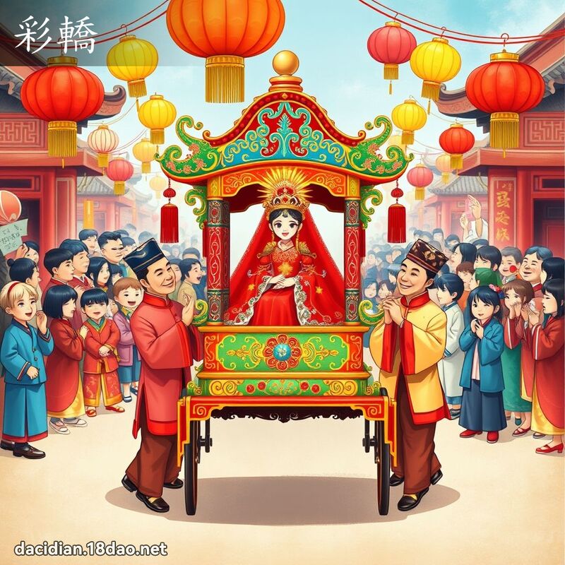 彩轿 - 国语大辞典配图