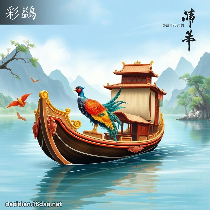彩鷁 - 国语大辞典配图